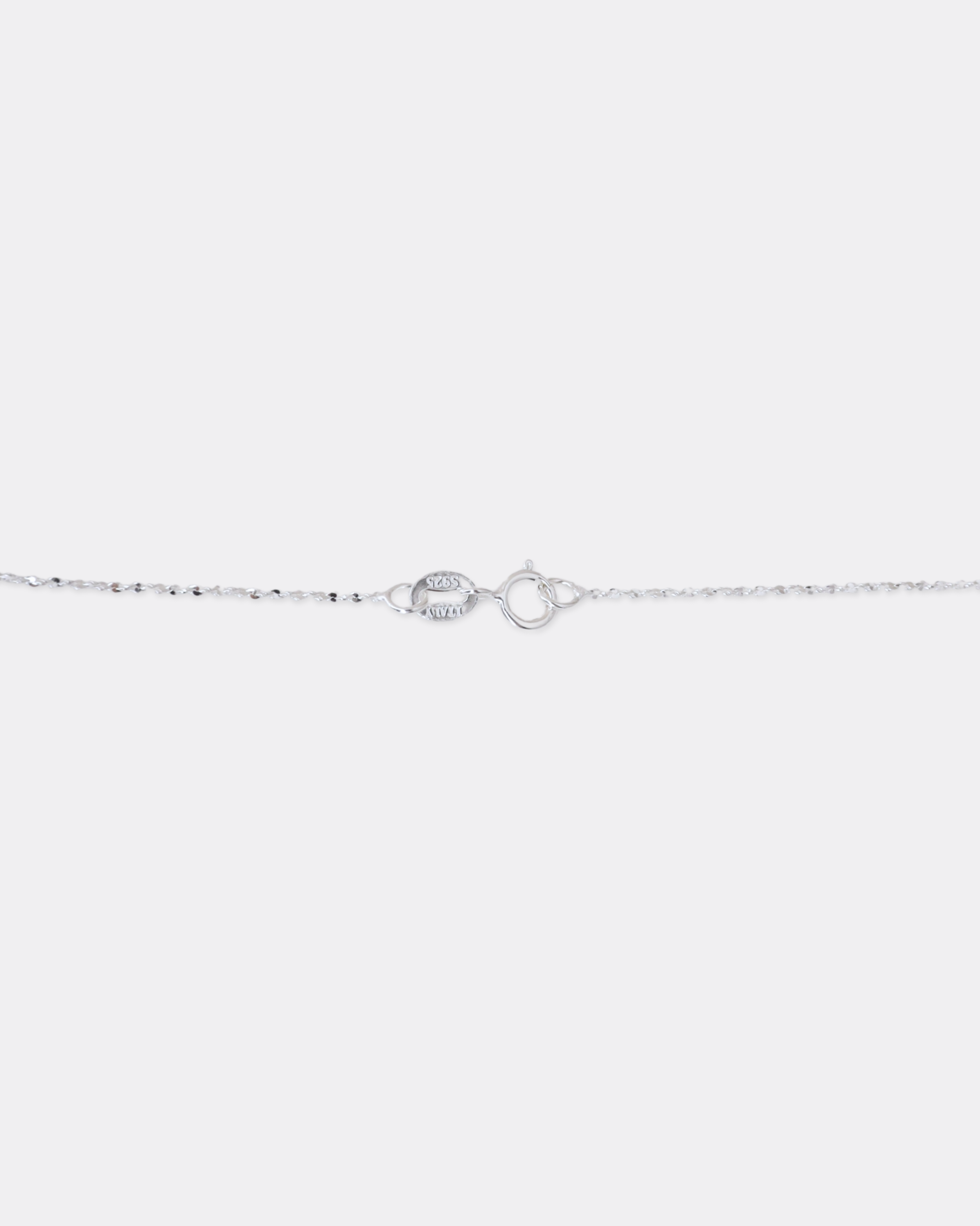 Dainty Sparkle Texture 925 Sterling Silver Choker Necklace