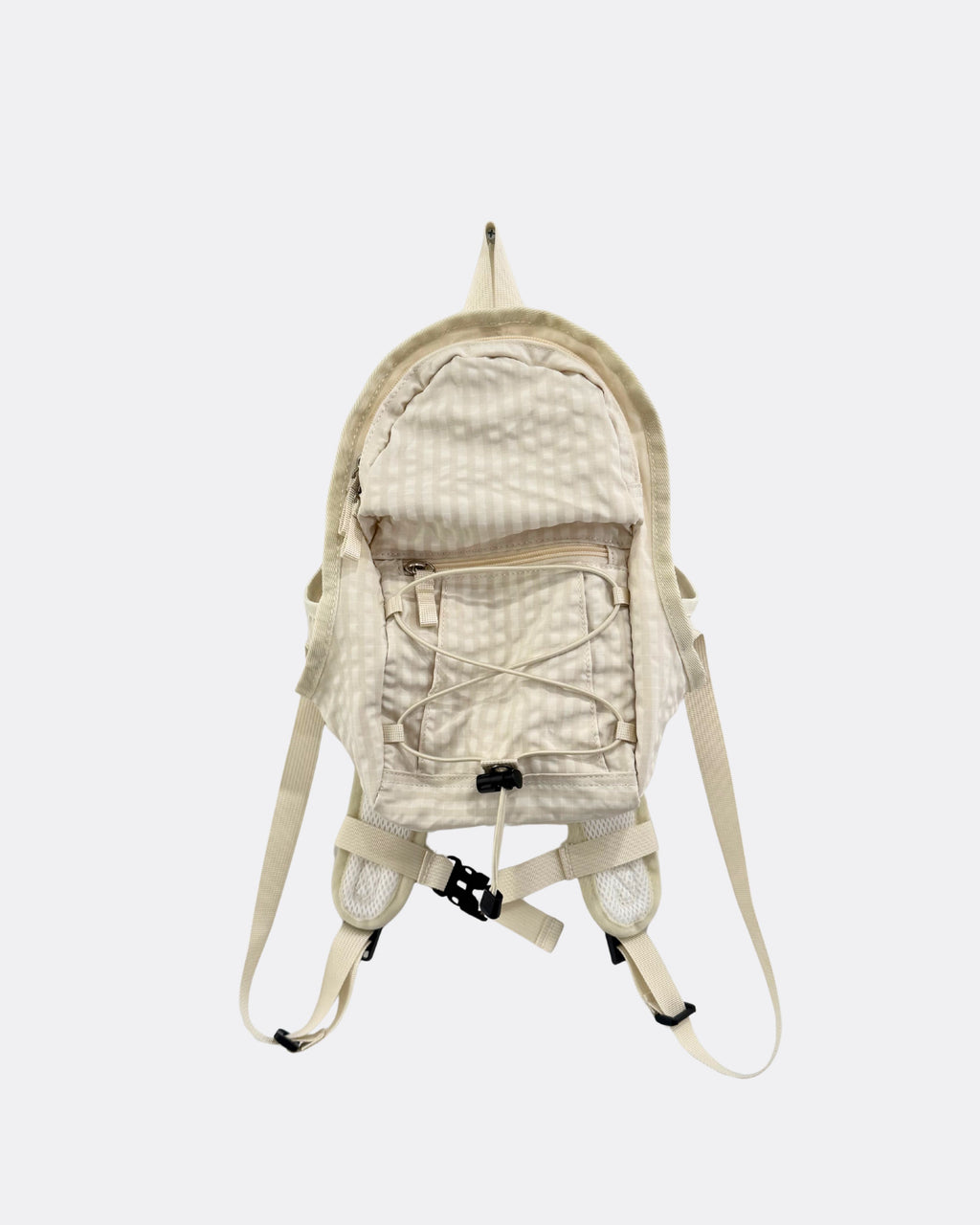 Soft Grid Gorp-Core Mini Trail Backpack with Bungee System