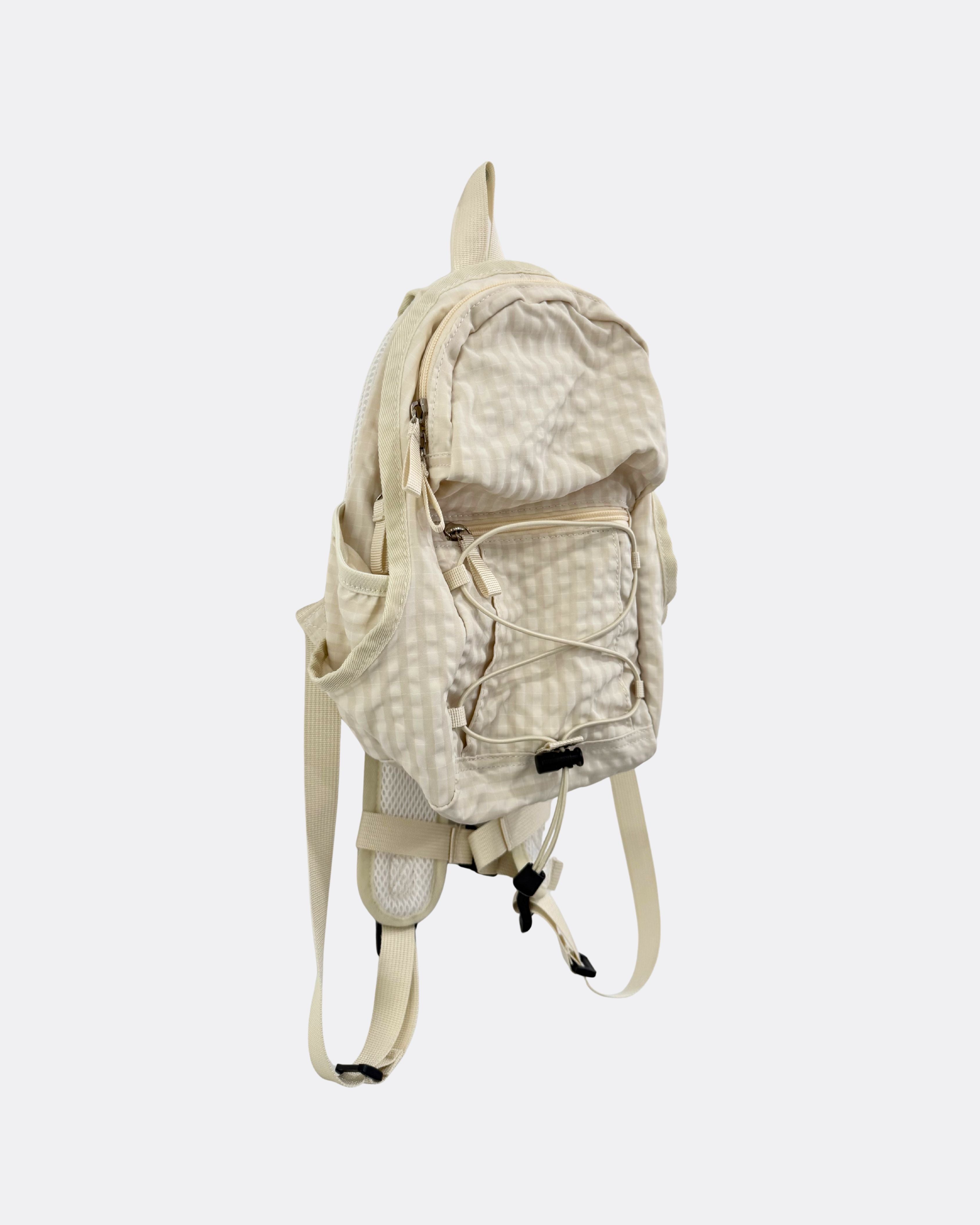 Soft Grid Gorp-Core Mini Trail Backpack with Bungee System