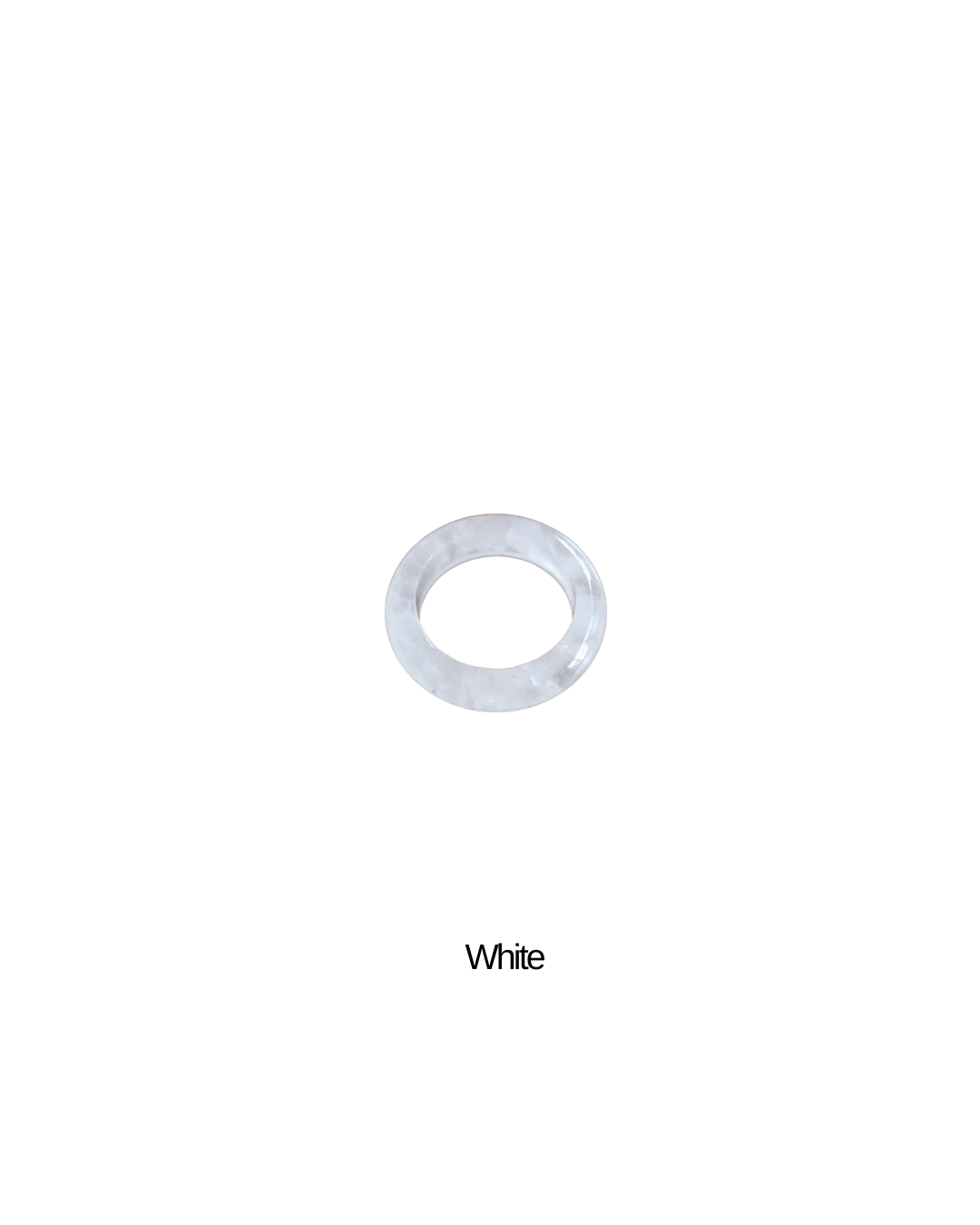 Traditional Korean Ok(옥)반지 Natural Stone Jade Ring