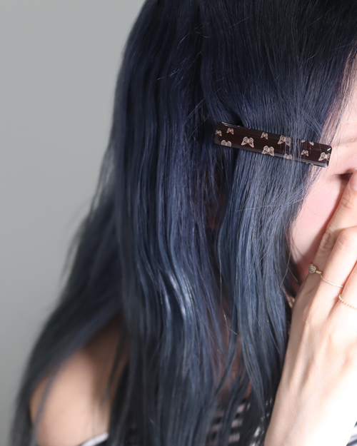 Butterfly Pattern Slim Bar Hair Clip