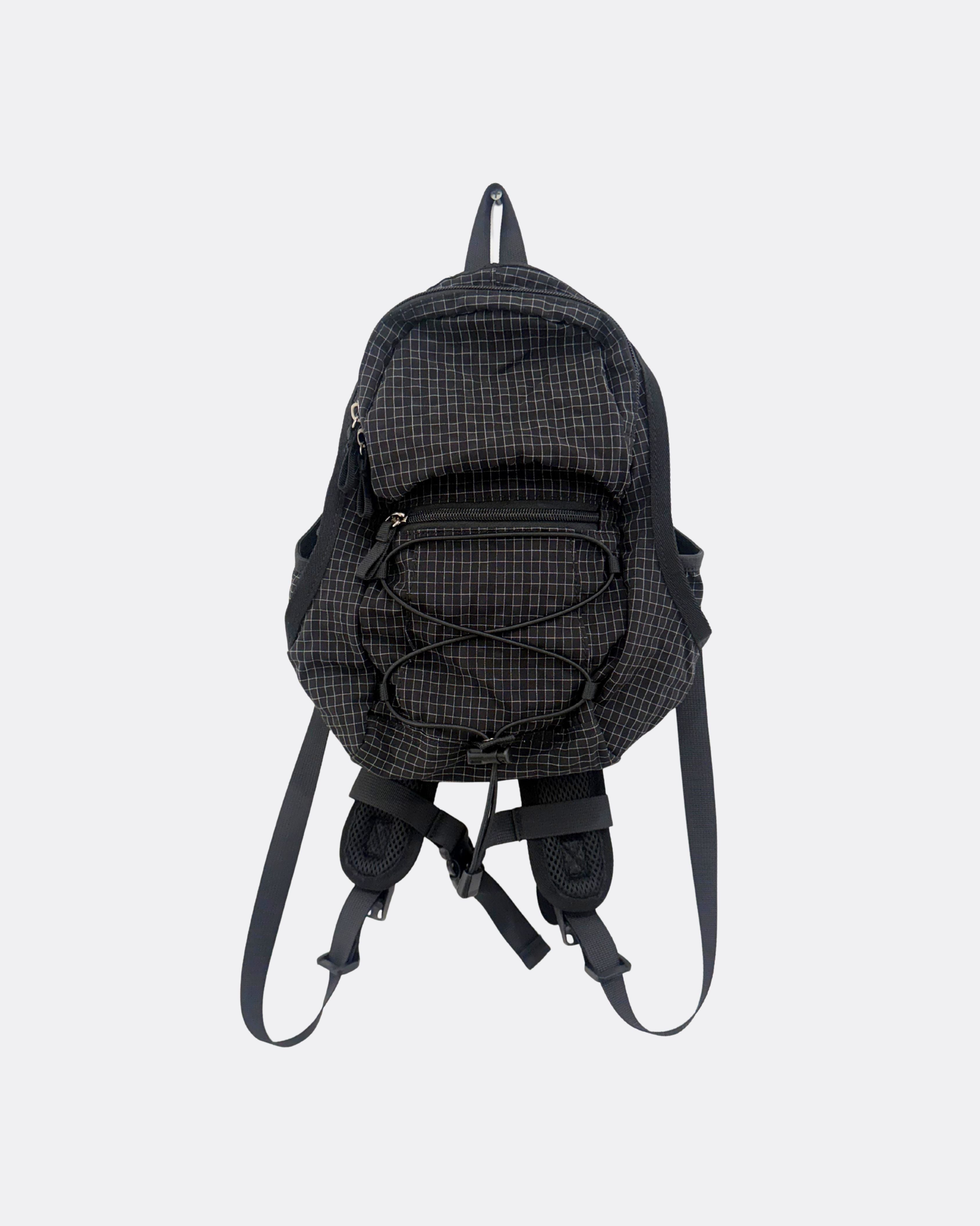 Soft Grid Gorp-Core Mini Trail Backpack with Bungee System