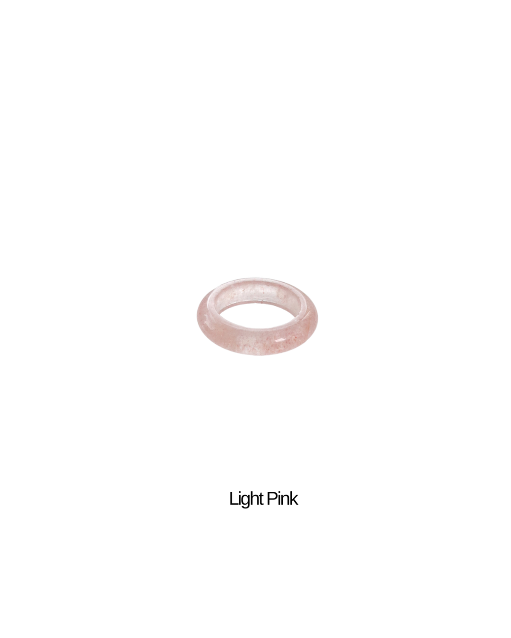 Traditional Korean Ok(옥)반지 Natural Stone Jade Ring