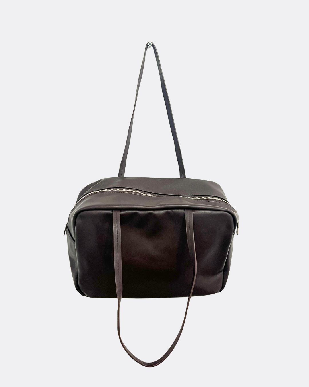 Soft Structure Minimal Square Shoulder Bag