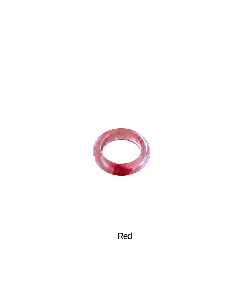 Traditional Korean Ok(옥)반지 Natural Stone Jade Ring