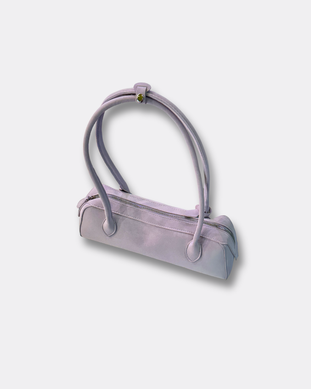 Slim East West Baguette Long Handle Shoulder Bag