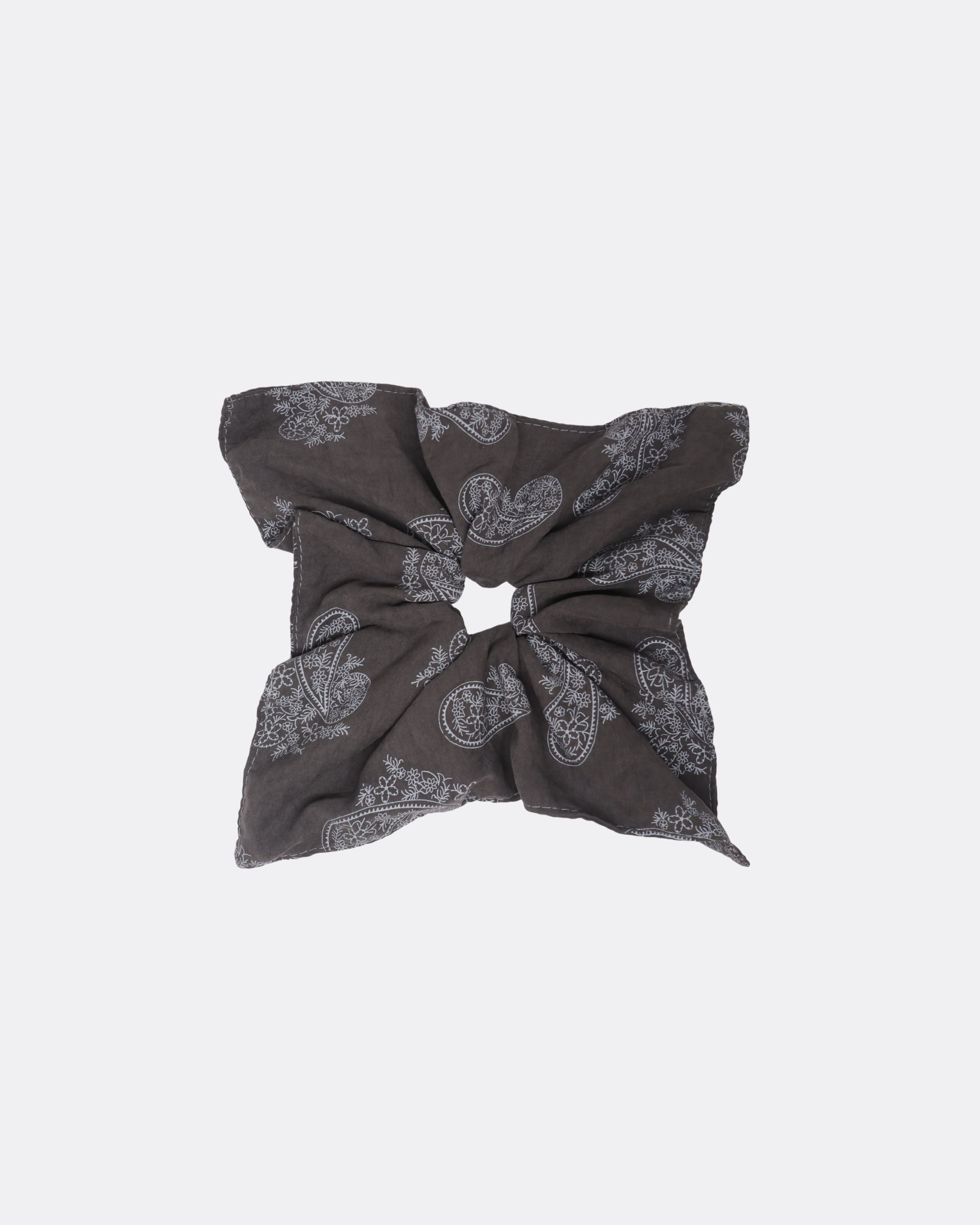 Oversized Paisley Square Scrunchie