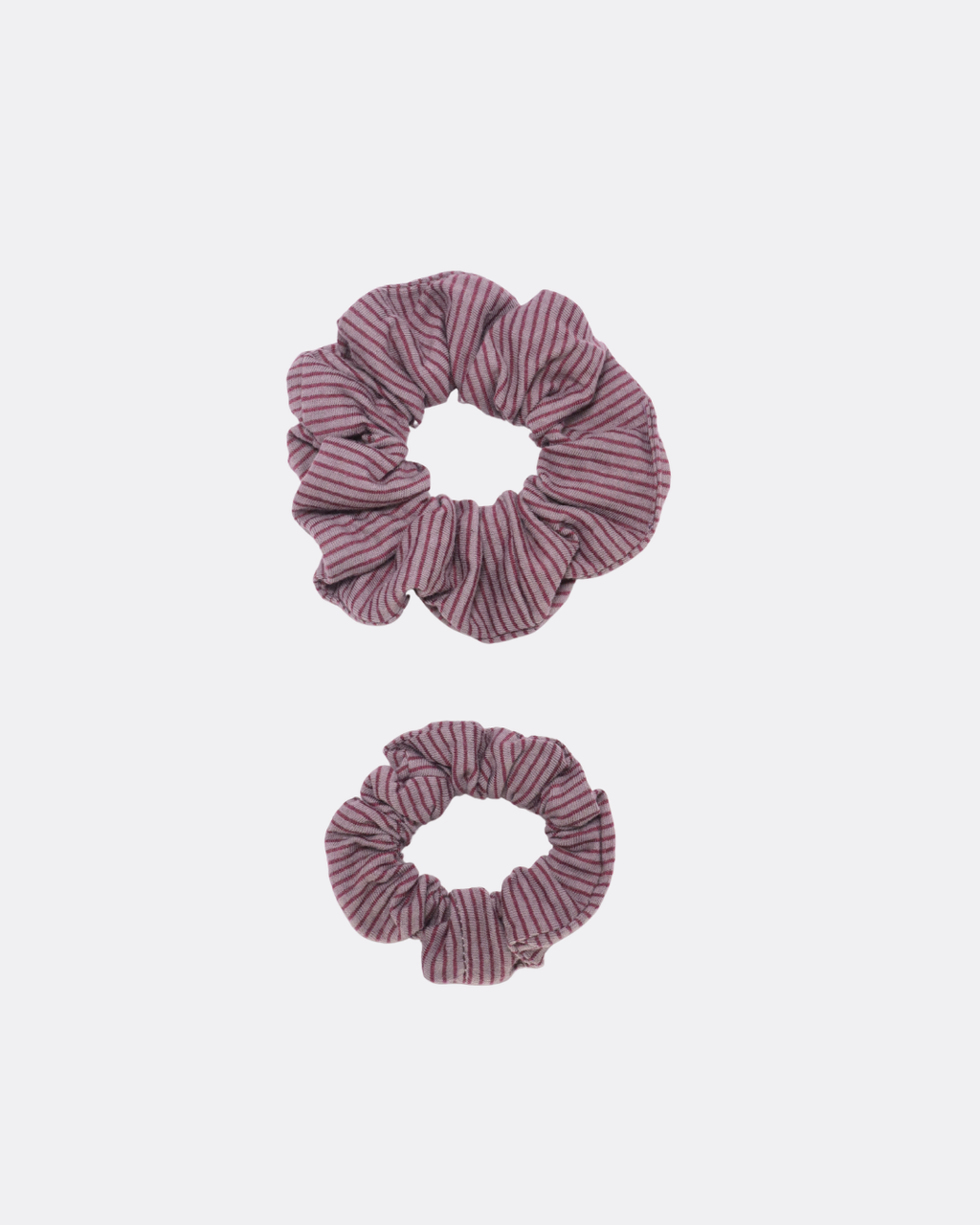Soft Rib Stripe Everyday Scrunchie Set