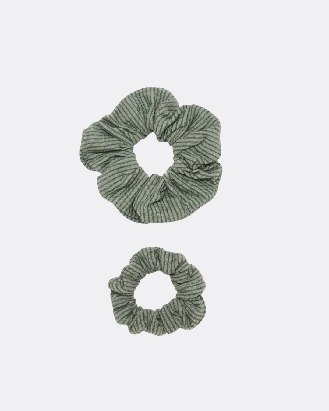 Soft Rib Stripe Everyday Scrunchie Set