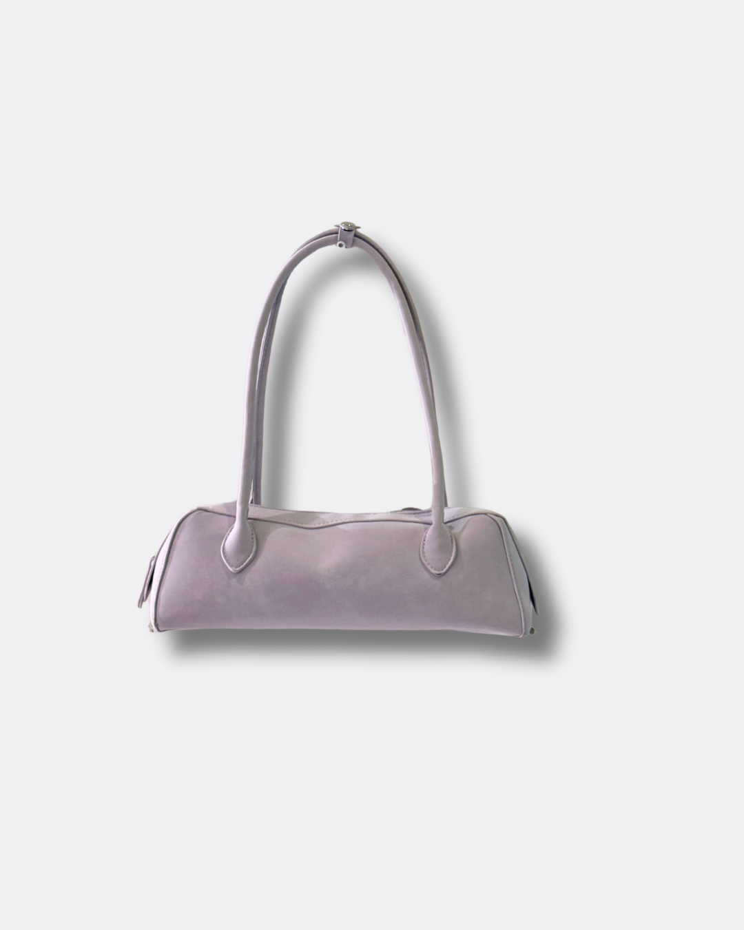 Slim East West Baguette Long Handle Shoulder Bag