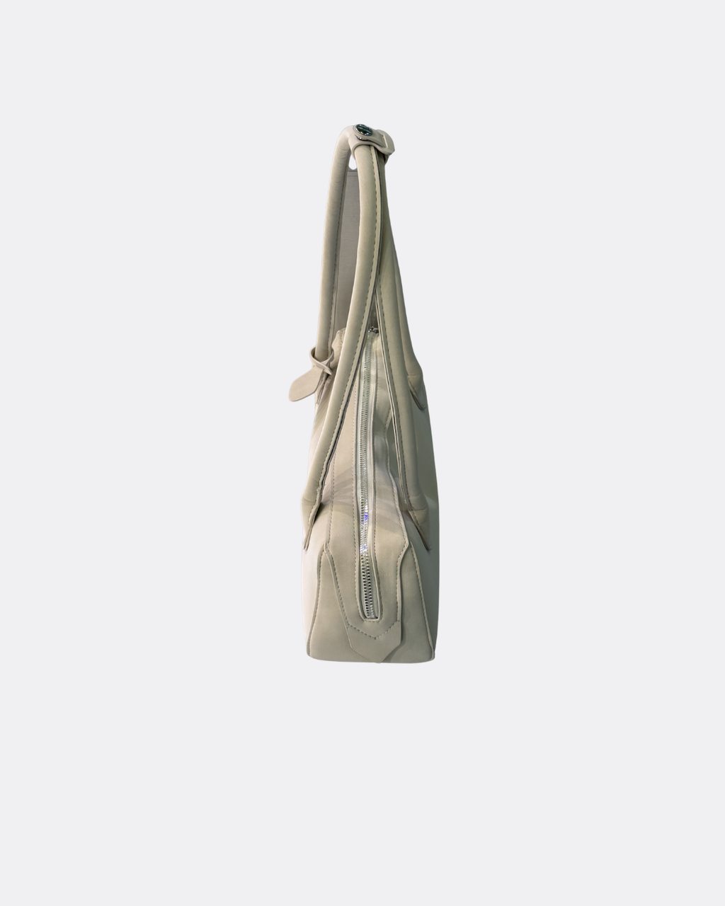 Slim East West Baguette Long Handle Shoulder Bag