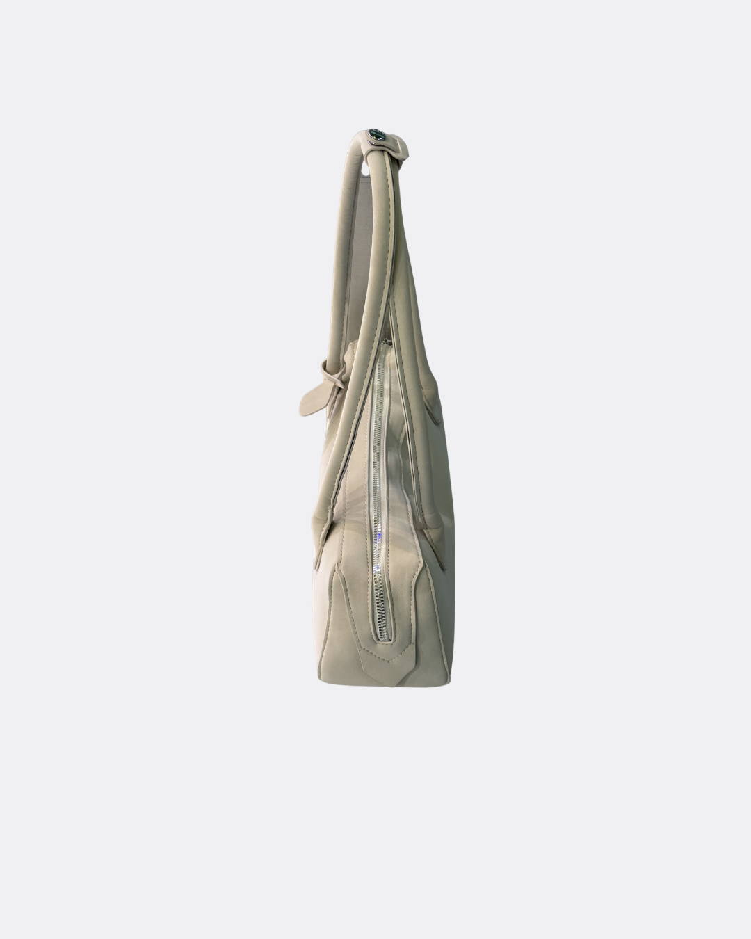 Slim East West Baguette Long Handle Shoulder Bag