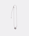 Sculpted Rose Motif Adjustable Chain Necklace