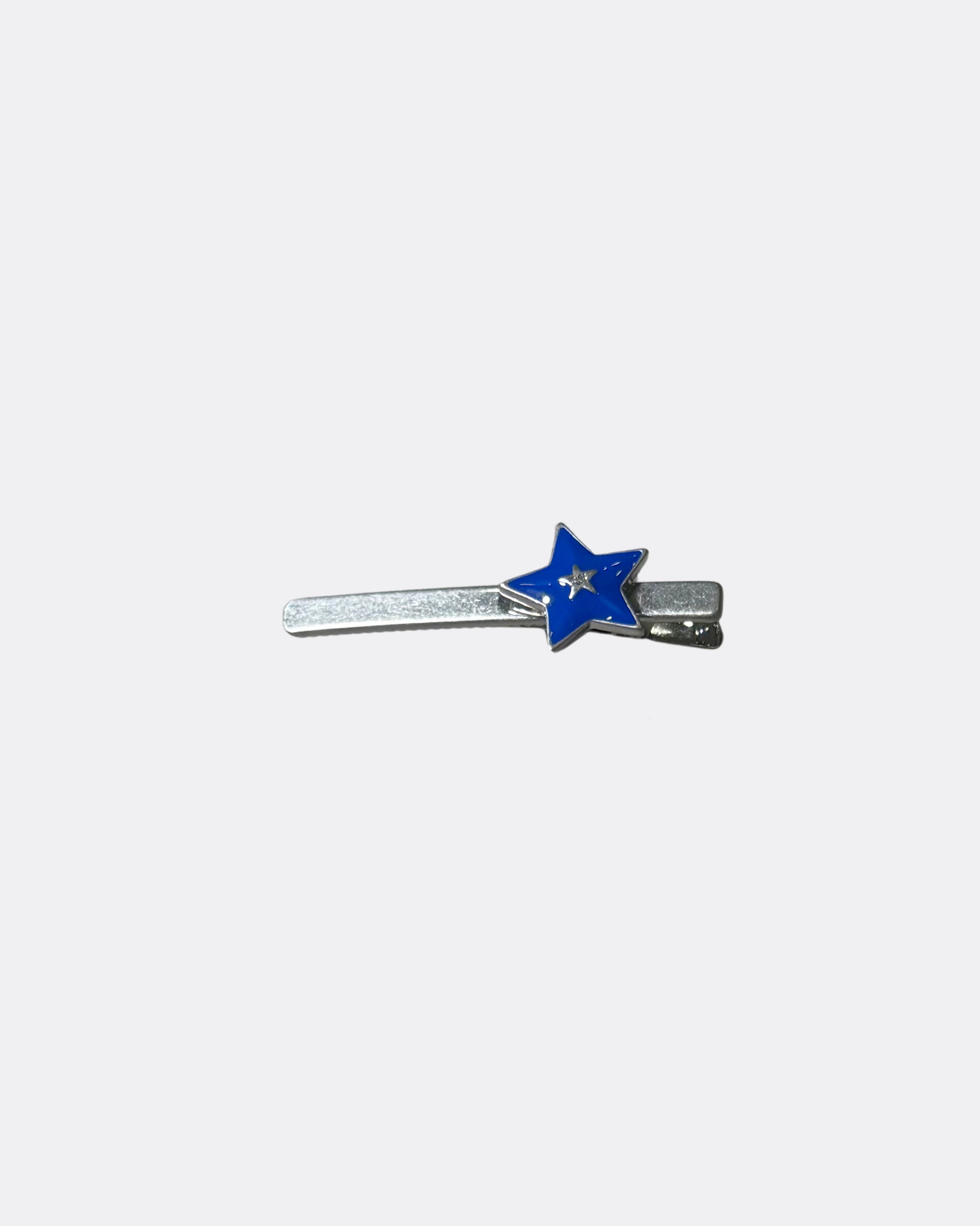 Minimal Retro Star Accent Slim Metal Hair Pin