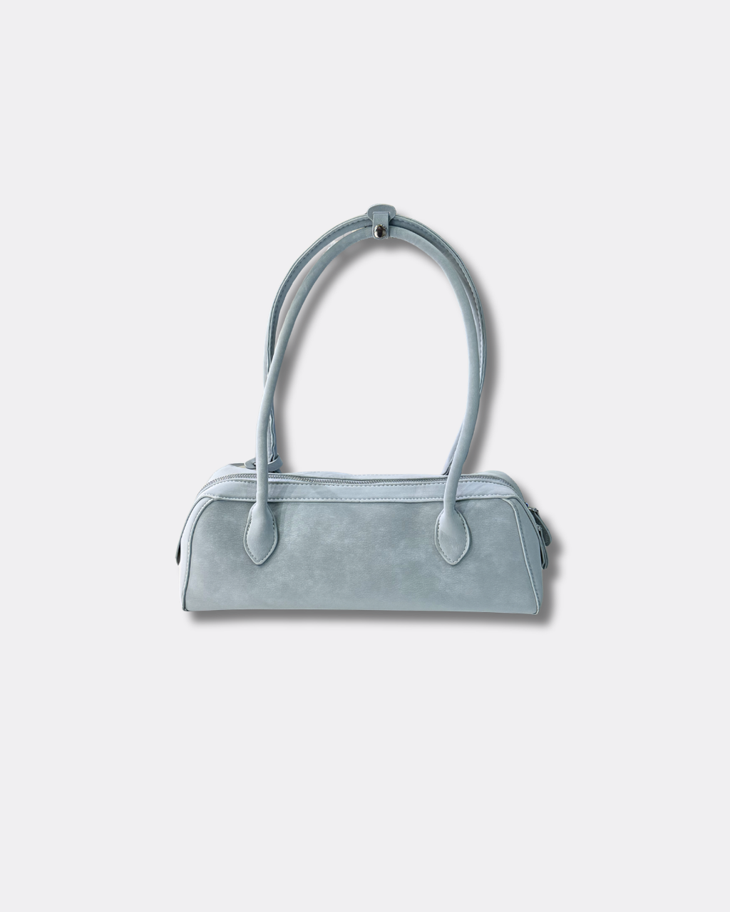 Slim East West Baguette Long Handle Shoulder Bag